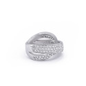Bague "Nous Deux" Diamants: 2,21/112 Or Blanc 750/1000