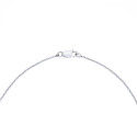 Collier D0,20/24, RBY0,62/1 Or Blanc 750/1000