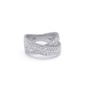 Bague "Nous Deux" Diamants: 2,21/112 Or Blanc 750/1000