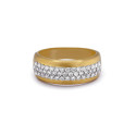 Bague "Glittering Band" Diamant 0,69/46 Or Jaune 750/1000