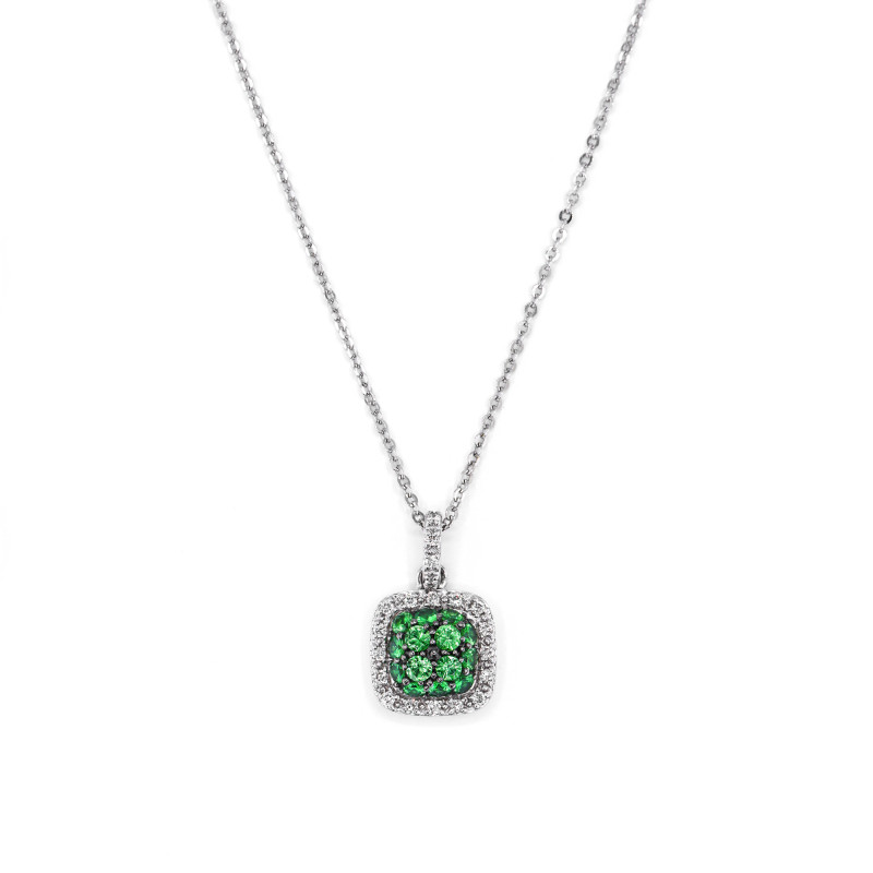 Collier D0,11/20 GGA0,42/14 Or Blanc 750/1000